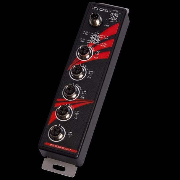 Antaira Launches IP67-Rated M12 PoE+ Ethernet Switch for Harsh Industrial and Rolling Stock Environments