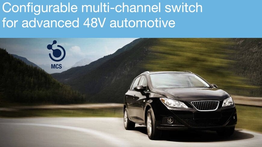 New automotive 8-channel gate driver delivers 48V mild-hybrid efficiency