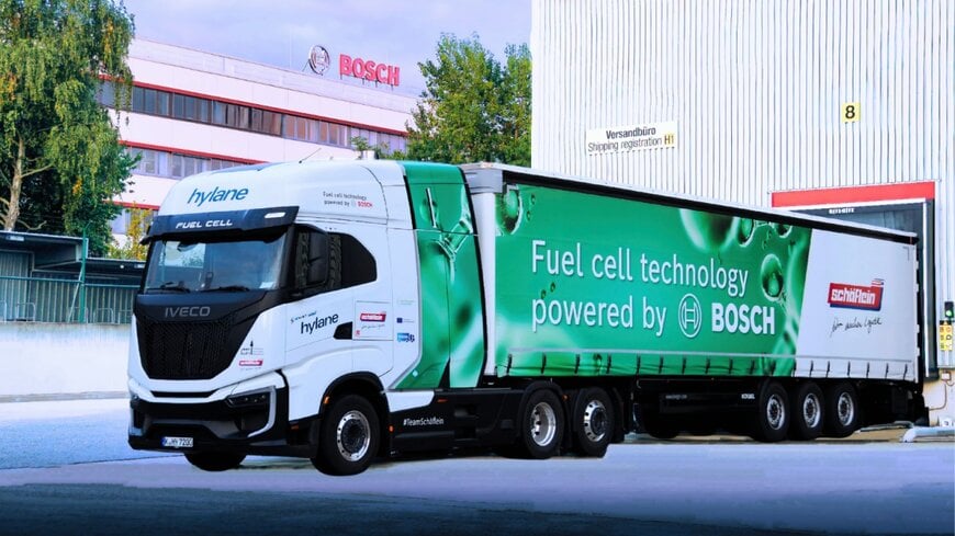 Bosch puts its first hydrogen truck into service in plant traffic