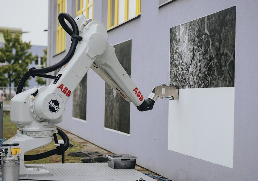 ABB erweckt von KI gestaltete Street Art zum Leben