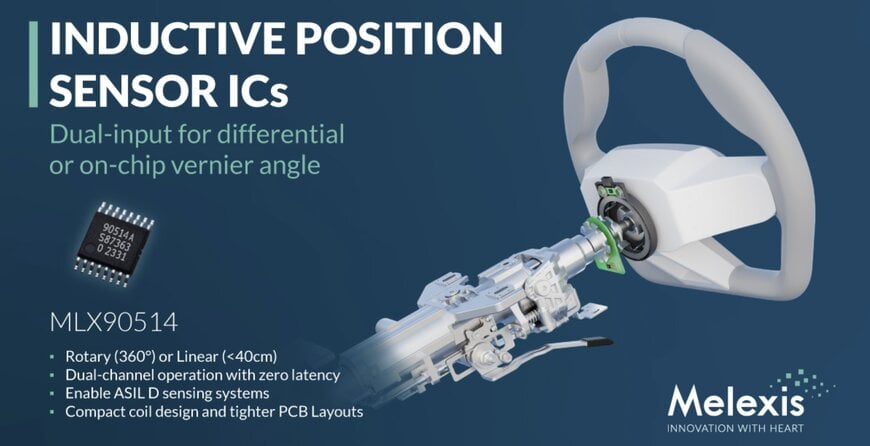 Melexis Launches Dual-Input Inductive Automotive Sensor