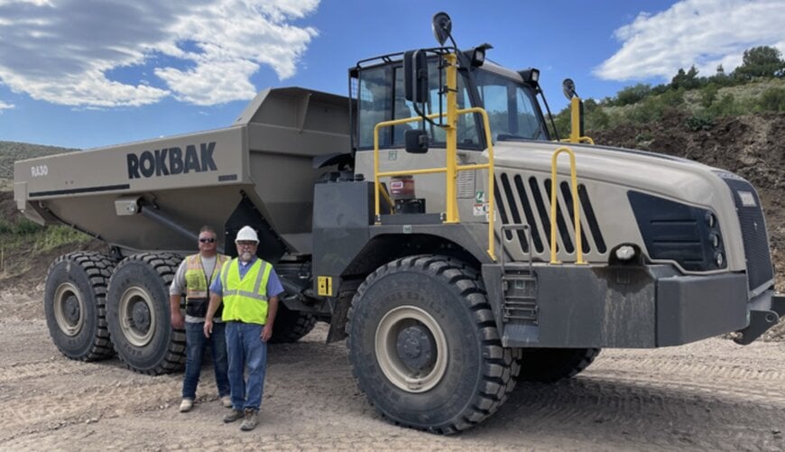 Camions Rokbak RA30 au service d’un projet résidentiel de luxe