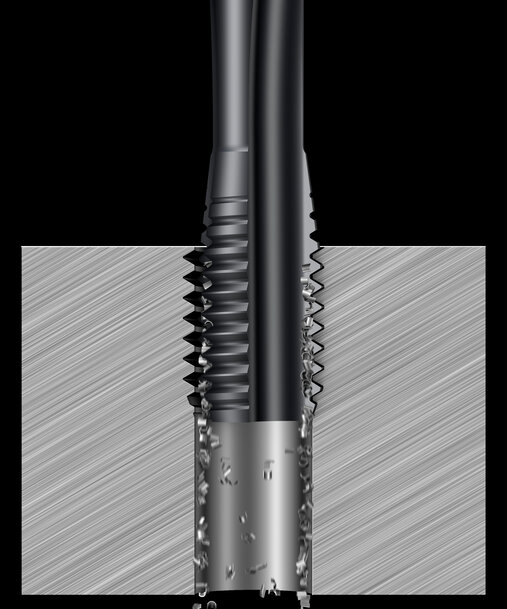 Une g&eacute;om&eacute;trie innovante pour un contr&ocirc;le optimal des copeaux et une qualit&eacute; de filetage sup&eacute;rieure 