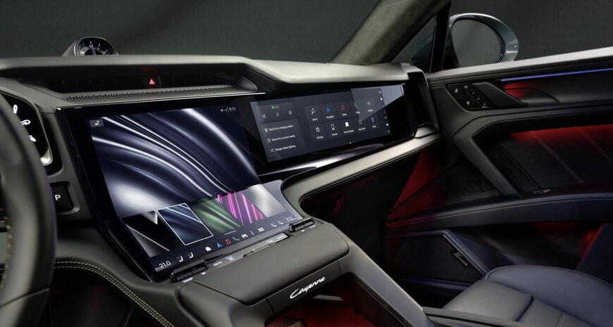 The Cayenne Electric showcases the Porsche interior of the future