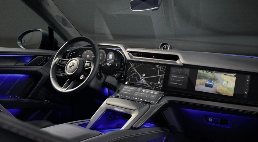 The Cayenne Electric showcases the Porsche interior of the future