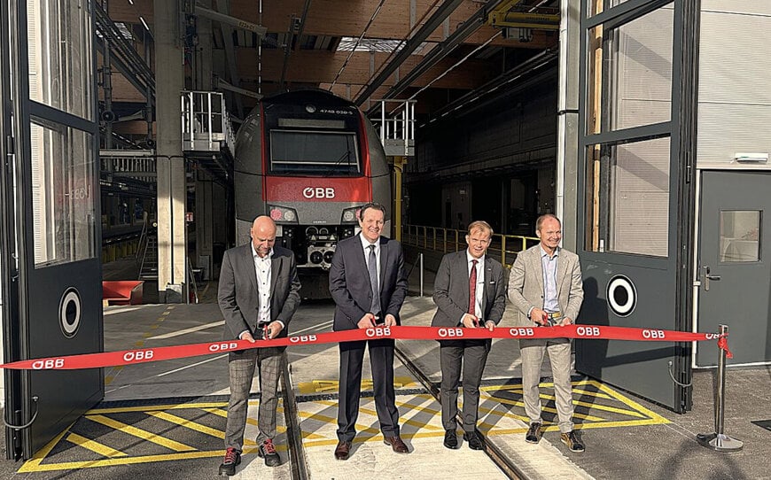 Neue Ma&szlig;st&auml;be in der Zugwartung &ndash; &Ouml;BB er&ouml;ffnen letzte Ausbaustufe bei TS Innsbruck