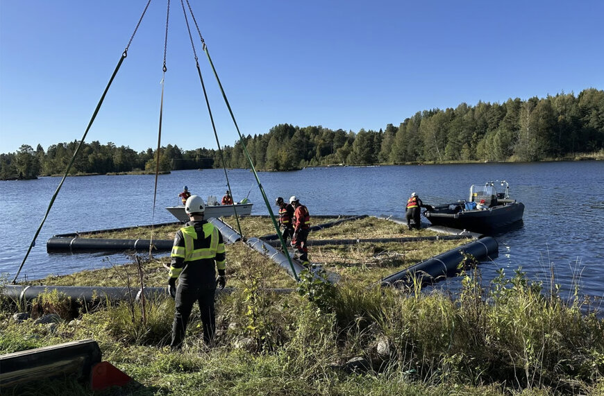 Vattenfall launches floating islands to Boost River Biodiversity