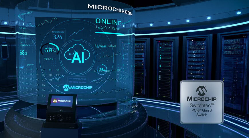 Microchip Unveils 3 nm PCIe Gen 6 Switch
