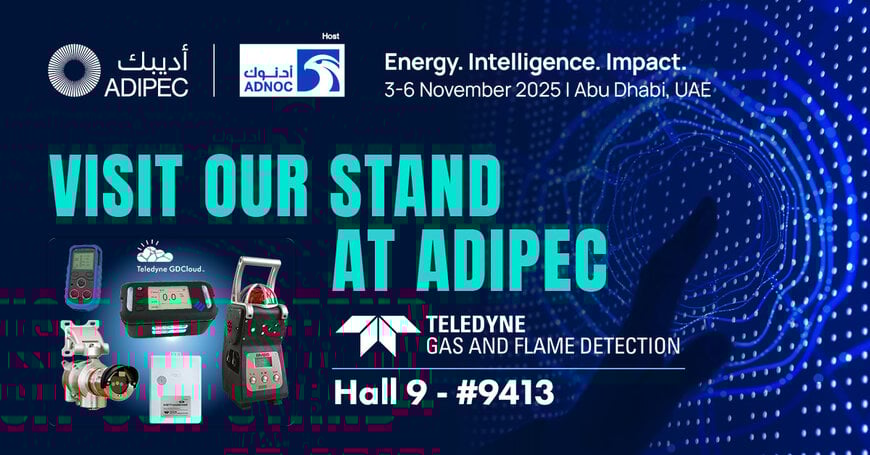 Teledyne GFD to Unveil Next-Gen Gas Detector and Show how to Transform Field Data into Actionable Business Data