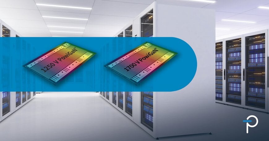 Power Integrations Unveils 1250 V and 1700 V PowiGaN for 800 VDC AI Data Centers