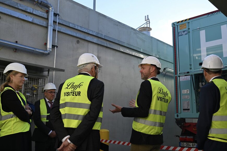 Lhyfe weiht Deutschlands größte kommerzielle Anlage zur Produktion von erneuerbarem Wasserstoff