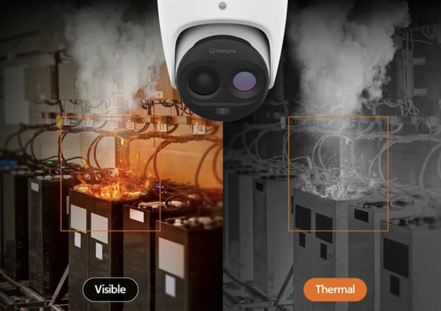Hanwha Vision presenta cámaras bispectrales para detección temprana de incendios