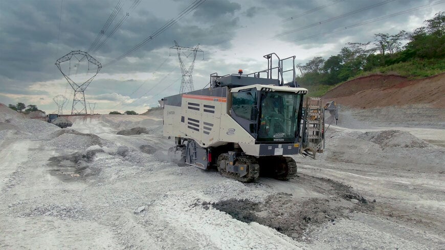 Wirtgen 220 SM revolutionizes gypsum mining in Brazil