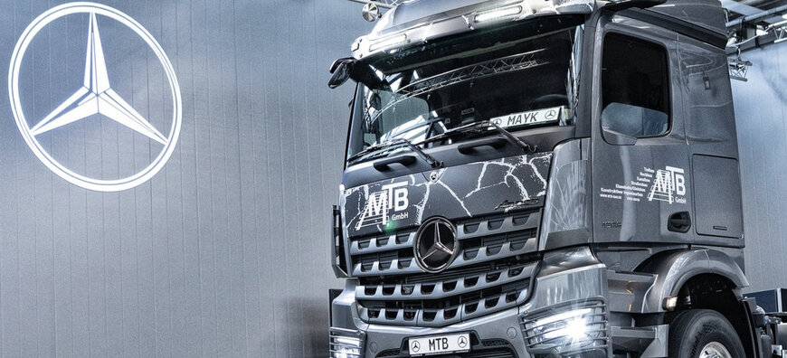 MTB GmbH receives first exclusive Mercedes-Benz Arocs Extent truck
