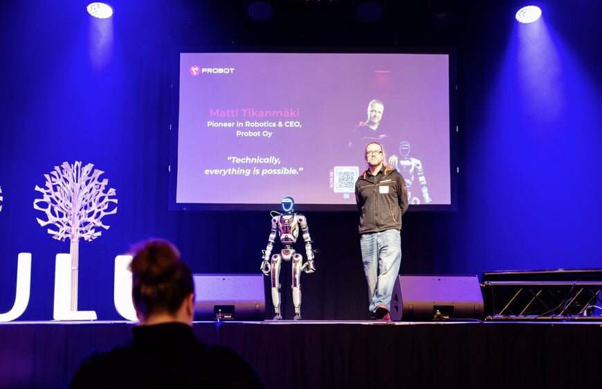 Probot esittelee Arska1:n: Unitree G1 -humanoidirobotin Helsingissä