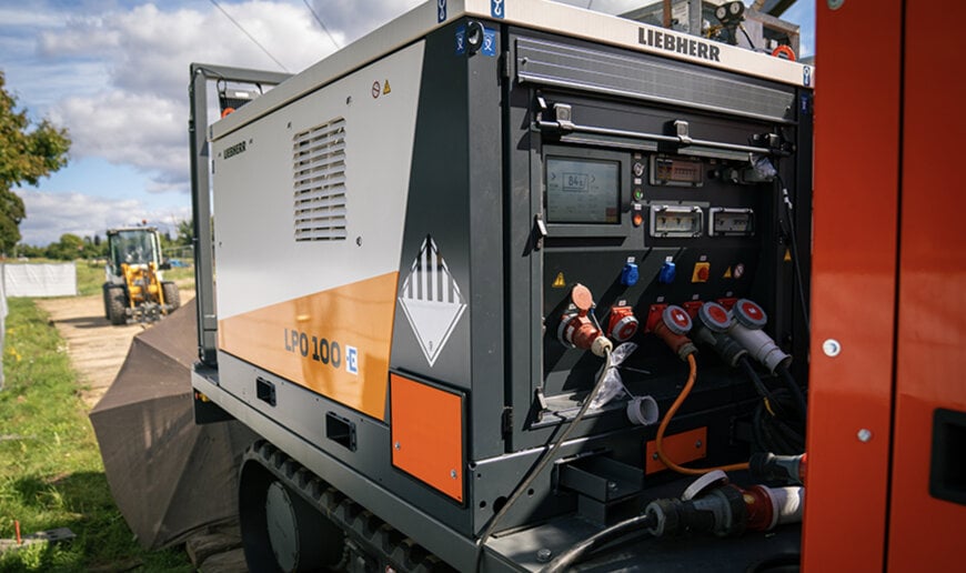 Liebherr powers Germany’s first fully electric, hydrogen-based construction site