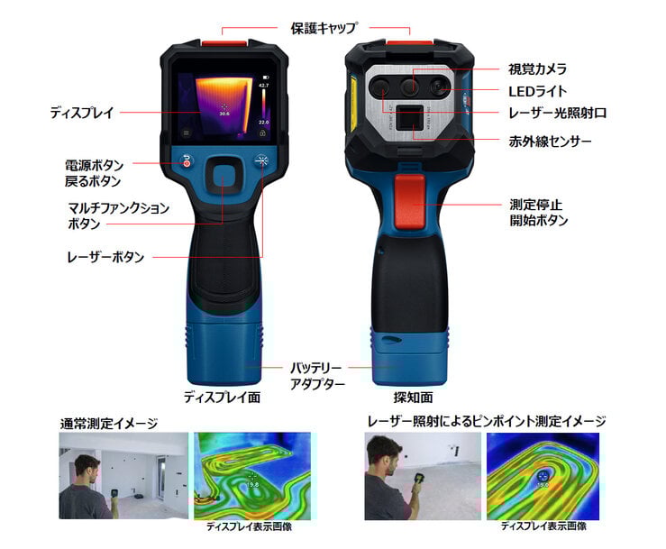 ボッシュ株式会社は、新しい赤外線サーモグラフィカメラをリリースしています