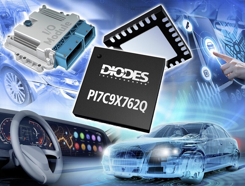 Diodes stellt Automotive I2C/SPI-zu-Dual-Channel-UART-Bridge vor