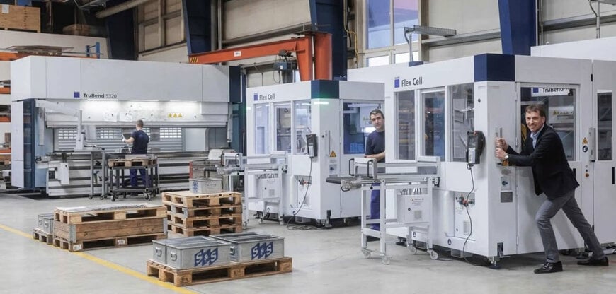 Plegar mejor la chapa: cómo TRUMPF impulsa la automatización en Steinhuber