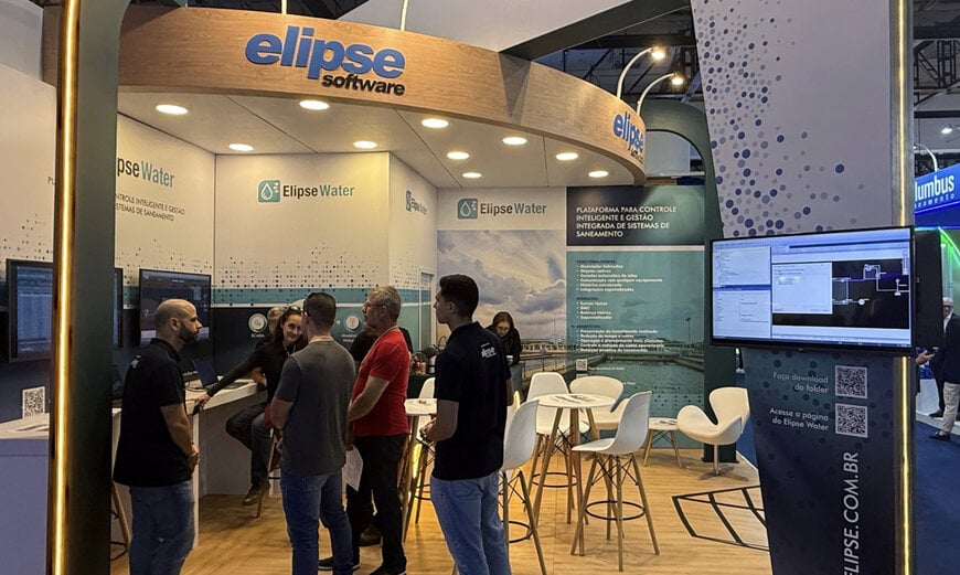 SOLUÇÕES DA ELIPSE SOFTWARE PARA SANEAMENTO SÃO APRESENTADAS NA FENASAN 2025