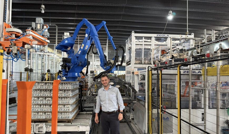 YASKAWA MOTOMAN E ZEGLA IMPULSIONAM AUTOMAÇÃO NA LINDOYA VERÃO COM PALETIZAÇÃO ROBOTIZADA
