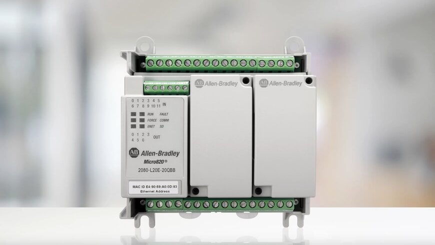 Rockwell Automation Launches New Micro820 L20E Controllers