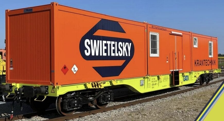 GATX Rail Europe przekazuje nowe wagony Sgns firmie Swietelsky