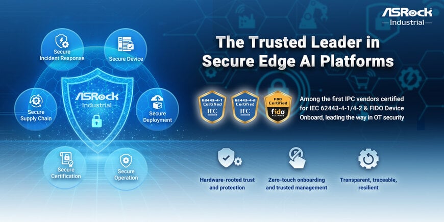 ASRock Industrial Sets New Standard for Secure Edge AI Platforms