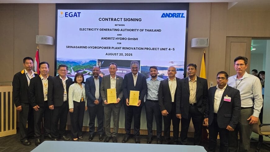 ANDRITZ modernizes hydropower plant in Thailand