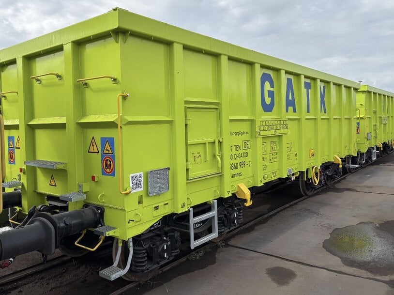 GATX Rail Europe testuje wagony Eamnos z LogServ dla optymalizacji