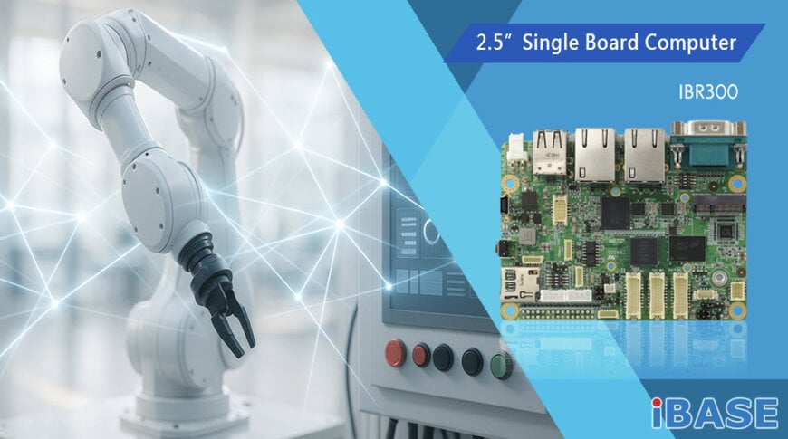 IBASE Introduces Compact IBR300 SBC for Industrial Edge Computing