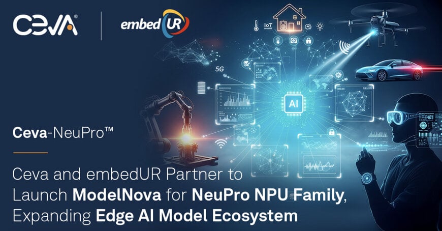 Ceva Expands Edge AI Capabilities with ModelNova Platform for NeuPro NPUs