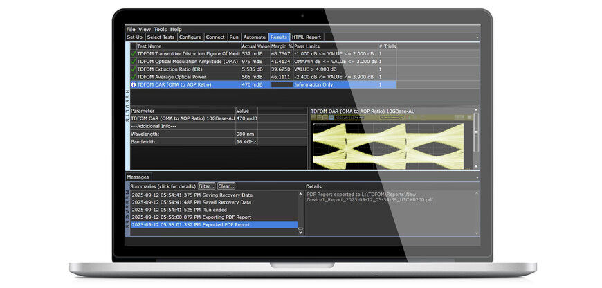 Keysight präsentiert eine optische Testplattform für Automotive-Ethernet-PHYs