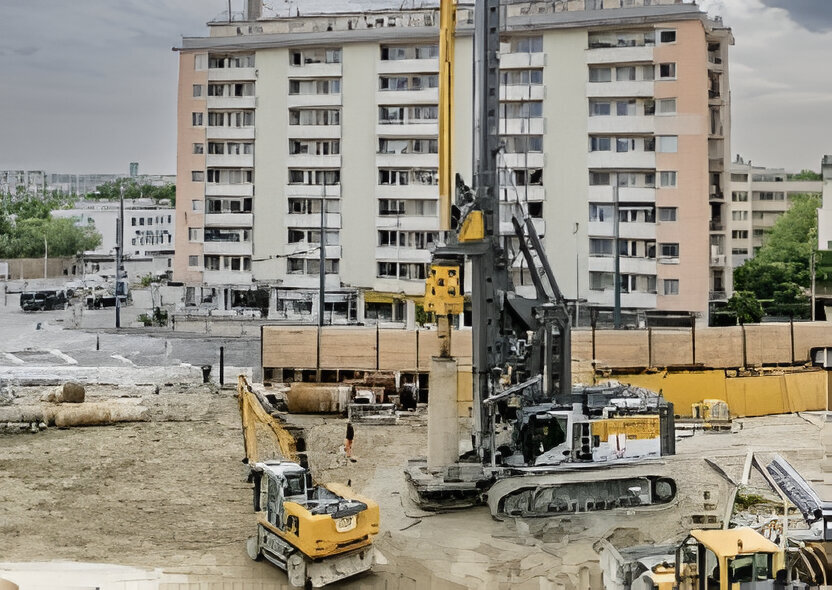 Liebherr LB 55 Powers Munich’s U5 Underground Railway Extension
