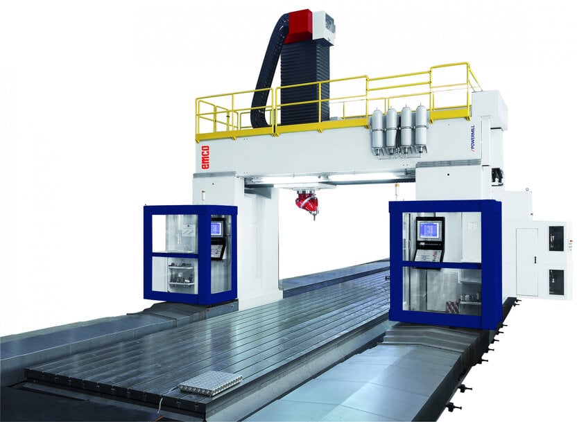 Fresadora de p&oacute;rtico EMCO Mecof Powermill HPC3: redefiniendo los est&aacute;ndares en el mecanizado a gran escala