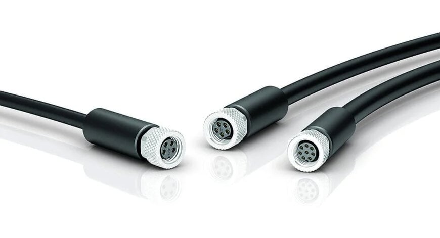 binder expands M8 portfolio with 360° shielded cable connectors