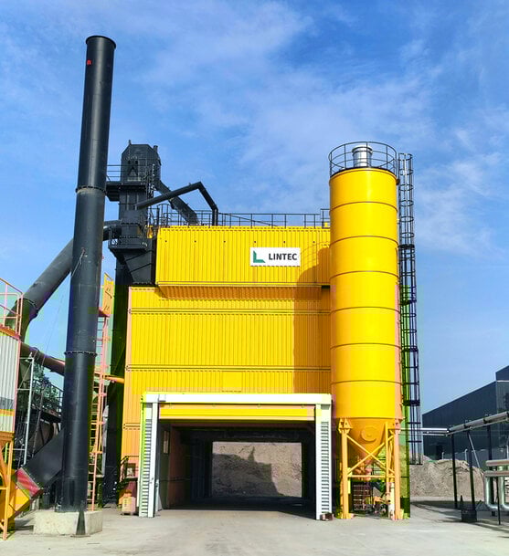 Lintec CSM3000 Asphalt Plant Commissioned in Just 15 Days in China