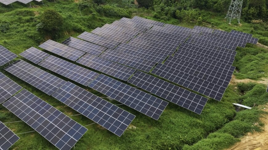 Trinasolar Vertex N 700W+ Modules Power 200MW Hilly PV Project