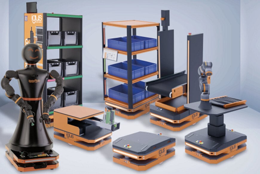 Autonomer mobiler Roboter von igus verspricht einfache Konfiguration mit flexiblen Aufbauten und leichte Inbetriebnahme