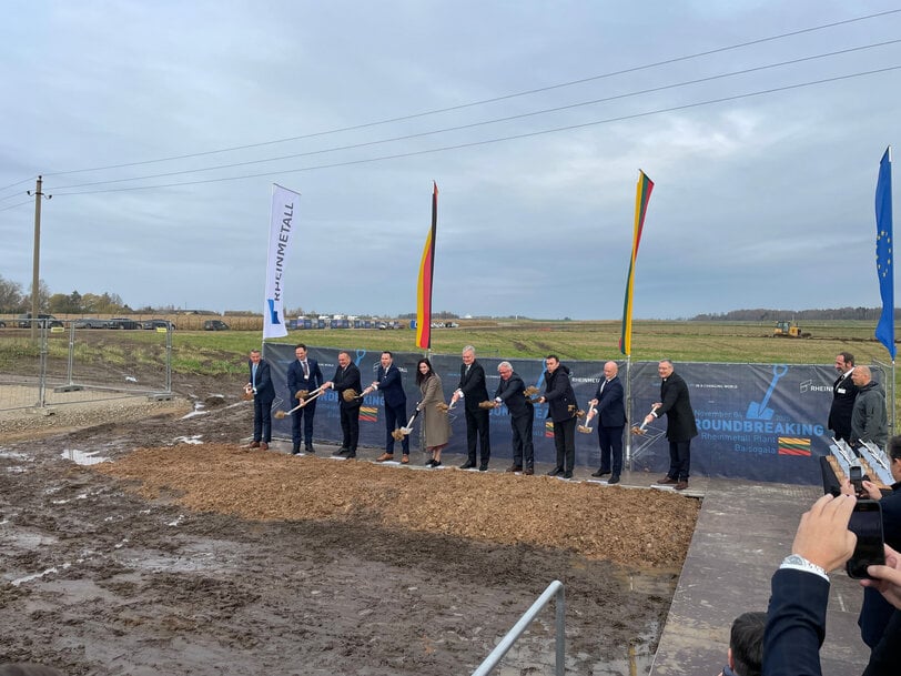 Rheinmetall and Lithuania Break Ground on 155mm Artillery Ammunition Plant in Baisogala