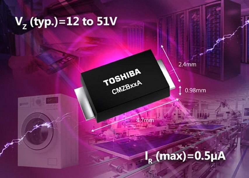 Toshiba launches a range of new diodes