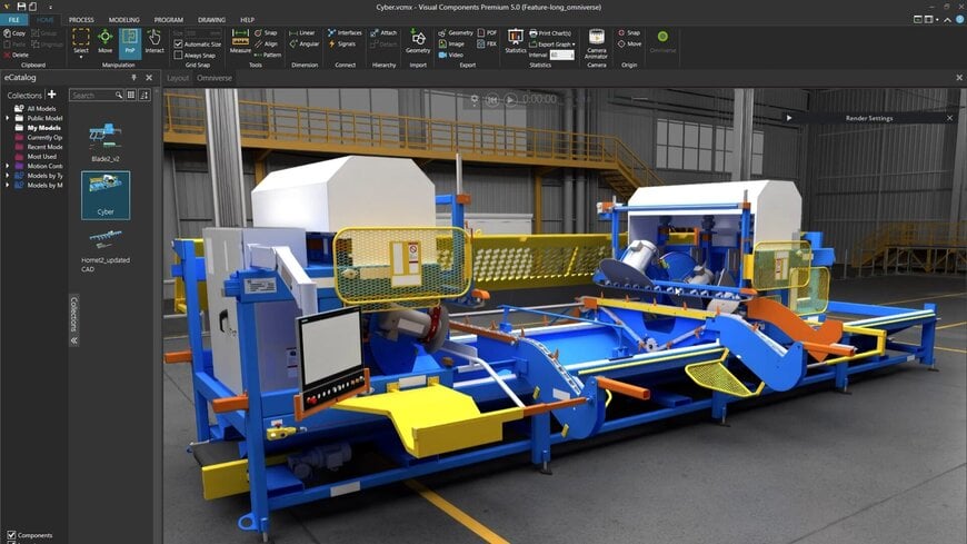 Visual Components integriert NVIDIA Omniverse für fotorealistische Fabrikvisualisierung