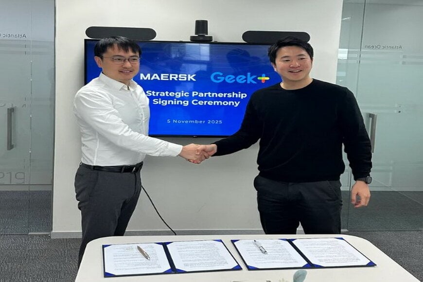 Geekplus and Maersk formalize logistics automation partnership