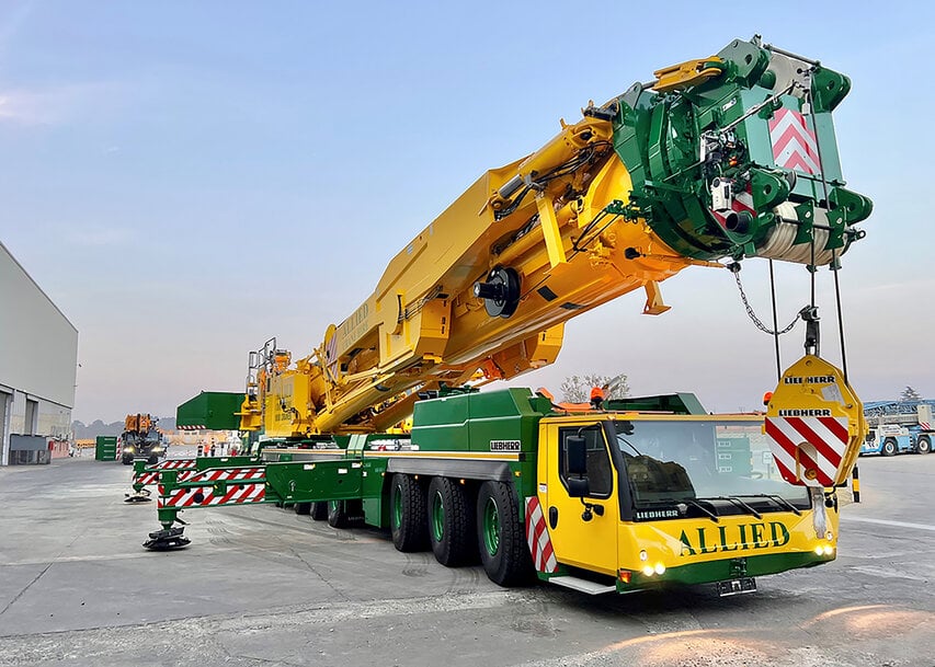 Allied Crane Hire receives Africa’s first Liebherr LTM 1650-8.1 mobile crane