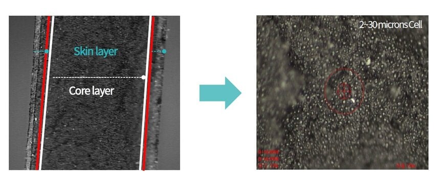 Woojin Plaimm  تُقدم تقنية مُحسّنة لقولبة الرغوة الفيزيائية الدقيقة الرغوة النظيفة