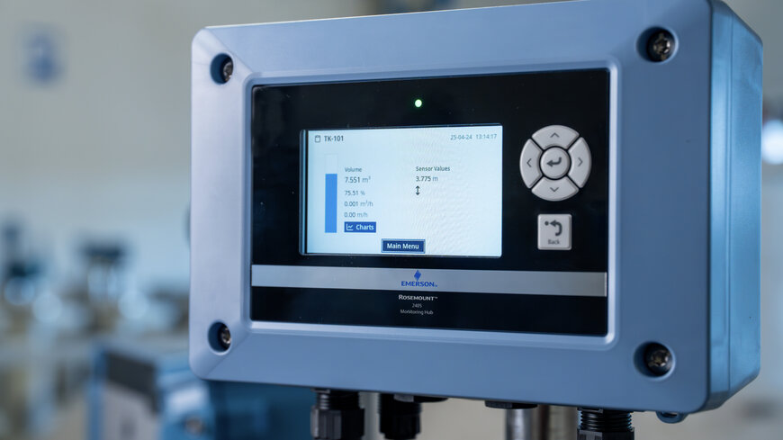 Emerson presenta l’hub Rosemount 2405 per il monitoraggio serbatoi