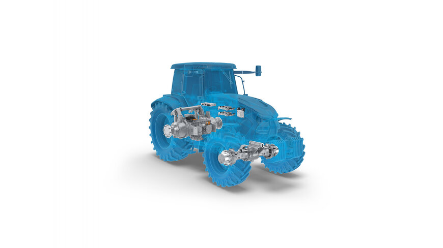 ZF eTERRADRIVE sets new standards in electric tractor driveline technology