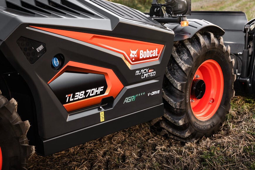 Bobcat unveils exclusive Black Limited Edition V-Drive telehandlers at Agritechnica 2025