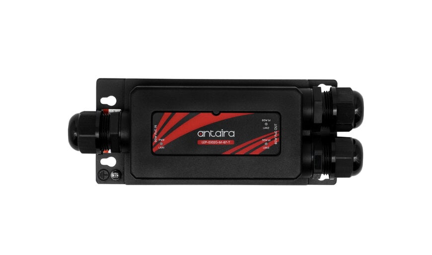 Antaira Unveils Industrial PoE++ Extender for Long-Distance Networking