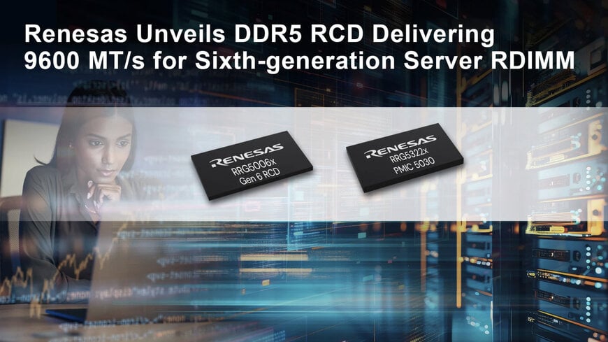 Renesas Launches 9600 MT/s Gen6 DDR5 RCD